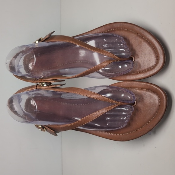 Tory Burch Minnie travel flat thong/ slingback sandals womans size 10.5 - Picture 6 of 15